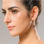 SMALLLOVE Boho Coin Earring Round Lightweight Dangle Drop Hoops Handmade Retro Geometry Earring Copper Wire Women Jewelry
