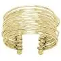 Zad Womens Metal Thin Hammered Bunch Cuff Bracelet (Gold Tone) Zad Womens Metal Thin Hammered Bunch Cuff Bracelet (Gold Tone)