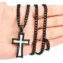 MOWOM Stainless Steel Pendant Necklace Cross 23 Inch Chain MOWOM Stainless Steel Pendant Necklace Cross 23 Inch Chain