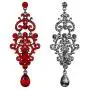 BriLove Wedding Bridal Earrings for Women Crystal Vintaged Drop Hollow Chandelier Filigree Dangle Earrings