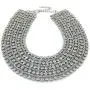 MANILAI Chunky Metal Statement Necklace For Women Neck Bib Collar Choker Necklace Maxi Jewelry MANILAI Chunky Metal Statement Necklace For Women Neck Bib Collar Choker Necklace Maxi Jewelry