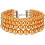 LuckyHouse Fashion Pearl Choker Necklace Multilayer Strands Chokers 1920s Flapper Women Costume Necklace Accessories for Gatsby Themed Party