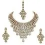 YouBella Jewellery Bollywood Ethnic Wedding Bridal Gold Plated Traditional Indian Necklace Set with Earrings for Women YouBella Jewellery Bollywood Ethnic Wedding Bridal Gold Plated Traditional Indian Necklace Set with Earrings for Women