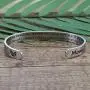 Joycuff in Memory of Gifts for Loss of Mom Dad Memorial Jewelry Sympathy Bracelet Secret Message Engraved Grief Bereavement Gifts for Girl Women