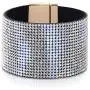 The Woos Leather Wrap Bracelet with Full Rhinestones Cross Buckle Bracelet for Women Girl Handmade Sparkling Crystal Charms Bracelets Wristband Velvet Leather Wide Bracelet Bangle Jewelry The Woos Leather Wrap Bracelet with Full Rhinestones Cross Buckle Bracelet for Women Girl Handmade Sparkling Crystal Charms Bracelets Wristband Velvet Leather Wide Bracelet Bangle Jewelry