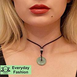 Cuckoo Jade Necklace | Certified 100% Grade A Quality | Adjustable Length | for Good Luck & Long Life