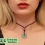 Cuckoo Jade Necklace | Certified 100% Grade A Quality | Adjustable Length | for Good Luck & Long Life