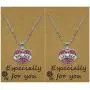 Big Sister & Little Sister Birthday Gifts, Sister Heart Necklace Gift Set of 2, Big Sis Lil Sis Jewelry Gifts for Girls, Teens, Women