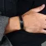 VNOX Personalized Custom Encouraging Messages Quote Link Bracelet Inspirational for Men Boys Adjustable 8-8.6 Inches Metal Double Franco Cuff Wristband VNOX Personalized Custom Encouraging Messages Quote Link Bracelet Inspirational for Men Boys Adjustable 8-8.6 Inches Metal Double Franco Cuff Wristband