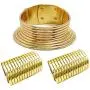 LZHLQ African Jewelry Declaration Collar Egypt Gold Tone Collar Women Chunky Leather Collar Necklace Bracelet Earring Hairpin 4-Piece Set LZHLQ African Jewelry Declaration Collar Egypt Gold Tone Collar Women Chunky Leather Collar Necklace Bracelet Earring Hairpin 4-Piece Set