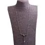 Tattooshe Skeleton Skull Necklace Gothic Pendant Men Women Biker Jewelry Human Silver Zombie Charm