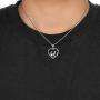 CHENGHONG Wolf Necklace 925 Sterling Silver Viking Accessories Wolf Pendant Jewelry Gifts for Girls Women Men