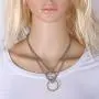 UNY Luxury Cable Wire Design Linked Chain Necklace Women Fashion Jewelry Drop Heart Shape Unique Present UNY Luxury Cable Wire Design Linked Chain Necklace Women Fashion Jewelry Drop Heart Shape Unique Present