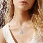 Heart Necklace for Women 925 Sterling Silver I Love You to The Moon and Back Necklace for Girls