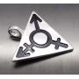 SENFAI Transgender Bisexual Gay Lesbian Pendant with 20'' Choker Necklace Jewelry