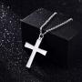 ACJFA 925 Sterling Silver Cross Urn Pendant Necklace Keepsake Memorial Cremation Jewelry for Ashes for Men for Women