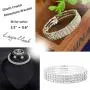 LOYALLOOK Bridal Jewelry Set Crystal Flower Leaf Earring Bracelet Necklace Jewelry Set for Women Costume Jewelry for Women Fashion Jewelry Sets LOYALLOOK Bridal Jewelry Set Crystal Flower Leaf Earring Bracelet Necklace Jewelry Set for Women Costume Jewelry for Women Fashion Jewelry Sets