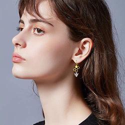 WINNICACA Dangle Earrings for Women Cute Animals Earrings Hoop Earring Stud Earrings Sterling Silver Gifts for Teens Girls Birthday