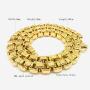 9MM Box Chain Rope Necklaces Stainless Steel Tone Punk Jewelry For Men Necklace,23inches
