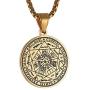 HZMAN Vintage Stainless Steel The Seal of The Seven Archangels Pendant Necklaces 22+2“ Chain