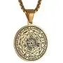 HZMAN Vintage Stainless Steel The Seal of The Seven Archangels Pendant Necklaces 22+2“ Chain