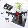 FUNRUN JEWELRY Black Lace Necklace Bracelet Earring Set for Women Halloween Jewelry Set Vintage Gothic Lolita Jewelry for Party Wedding FUNRUN JEWELRY Black Lace Necklace Bracelet Earring Set for Women Halloween Jewelry Set Vintage Gothic Lolita Jewelry for Party Wedding