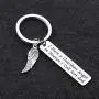 FOTAP Dad Memorial Gift I Have a Guardian Angel in Heaven I Call Him Dad Keychain Loss of a Dad Memorial Keychain Memorial Guardian Angel Gift Remembrance Gift