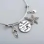 SEIRAA The Beach is My Happy Place Bracelet Expandable Stainless Steel Bangle Beach Jewelry for Beach Lover SEIRAA The Beach is My Happy Place Bracelet Expandable Stainless Steel Bangle Beach Jewelry for Beach Lover