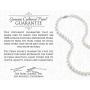 THE PEARL SOURCE 7-8mm AAA Quality Pink Freshwater Cultured Pearl Necklace for Women with Magnetic Clasp in 16'' Choker Length