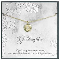 Grace of Pearl Goddaughter Gifts Idea, Goddaughter Necklace, Baptism Gift, Goddaughter Birthday Gift, Goddaughter Wedding Gift, from Godmother