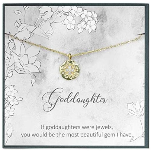 Grace of Pearl Goddaughter Gifts Idea, Goddaughter Necklace, Baptism Gift, Goddaughter Birthday Gift, Goddaughter Wedding Gift, from Godmother