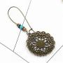 Minagoo Boho Dangle Earrings for Women Flower Bohemian Drop Jewelry