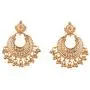 Touchstone''Devsena Bahubali Manikarnika Collection Indian Bollywood Designer Jewelry Earrings with Beads for Women in Antique Gold Tone