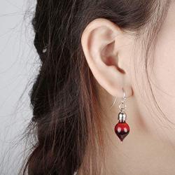 Red Blood Vial Drop Earrings Vampire Jewelry for Halloween