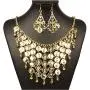 3 Pcs Belly Dance Gold Coins Necklace and Earrings Bracelets Gypsy Jewelry Coin Bracelet Hand Decoration Wrist Bangle Ring Hand Decoration Wrist Bangle Ring with a Stylus(Gold) 3 Pcs Belly Dance Gold Coins Necklace and Earrings Bracelets Gypsy Jewelry Coin Bracelet Hand Decoration Wrist Bangle Ring Hand Decoration Wrist Bangle Ring with a Stylus(Gold)