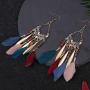 8 Pairs Vintage Drop Dangle Earrings for Women Girls Long Bohemian Earrings Set Boho Jewelry