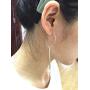 Fashion Exaggerated 18K Gold Geometric Multi-layer Half Circle Dangle Drop Earring for Women