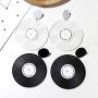 MIAIULIA Rock N Roll 1950s Womens Vinyl Record Earrings