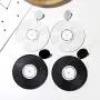 MIAIULIA Rock N Roll 1950s Womens Vinyl Record Earrings
