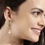 Efulgenz Boho Vintage Antique Oxidized Gold Ethnic Gypsy Tribal Indian Bollywood Crystal Pearl Drop Dangle Earrings Jewelry Set Efulgenz Boho Vintage Antique Oxidized Gold Ethnic Gypsy Tribal Indian Bollywood Crystal Pearl Drop Dangle Earrings Jewelry Set