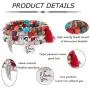 YADOCA 8 Pcs Bohemian Wood Beaded Bracelets Set for Women Boho Multilayer Tassel Strand Elephant Charm Bracelets Stretch YADOCA 8 Pcs Bohemian Wood Beaded Bracelets Set for Women Boho Multilayer Tassel Strand Elephant Charm Bracelets Stretch