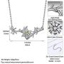 Besilver Ankh Cross Eye of Horus Necklace for Women 925 Sterling Silver Celtic Moon Brand Star of David Pendant Necklace Faith Amulet Jewelry