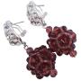 aczuv 5 Rows Womens Fashion African Beads Nigerian Necklace Bridal Wedding Jewelry Sets