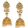 Bindhani Womens Bollywood Style Jewellery Bridemaids Gold Plated Choker Kundan Necklace Earrings Tikkas Indian Bridal Jewelry Set for Wedding
