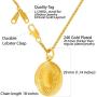 Lifetime Jewelry Locket Necklace That Holds Pictures [ Oval Gold Locket ] Jewelry for Girls and Women - Up to 20X More 24k Plating Than Other Photo Lockets
