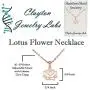 Clayton Jewelry Lotus Flower Stainless Steel Necklace Clayton Jewelry Lotus Flower Stainless Steel Necklace