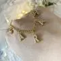 YSAHan Personalized Name Necklace Custom Initial Charm Pendant Nameplate Necklaces 18K Gold Plated Gift for Women Girls