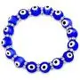 Bling Jewelry Colorful Turkish Glass Bead Good Luck Protection Evil Eye Stretch Bracelet for Women for Teen Rondelle Crystal Spacer Stackable Protection More Colors