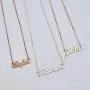 MyNameNecklace Name Necklace - Personalized Engraved Name Pendant Jewelry Precious Metals Sterling Silver 925 & Gold Plating - Nameplate Necklace Gift for Her MyNameNecklace Name Necklace - Personalized Engraved Name Pendant Jewelry Precious Metals Sterling Silver 925 & Gold Plating - Nameplate Necklace Gift for Her