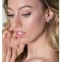 A+O Bridesmaid Gift, Crystal Stud Post or Clip-on Earrings in Silver, Gold, Rose Gold